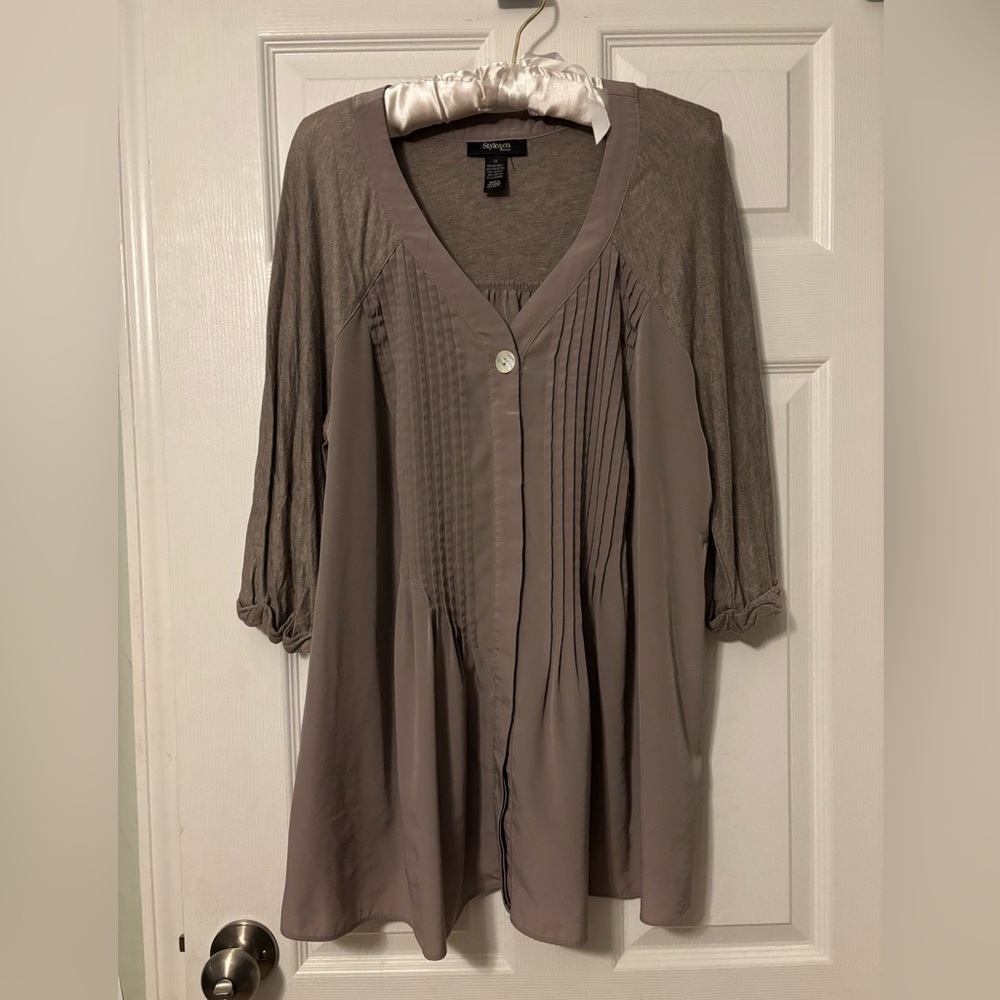 Style & Co Tuxedo shirt